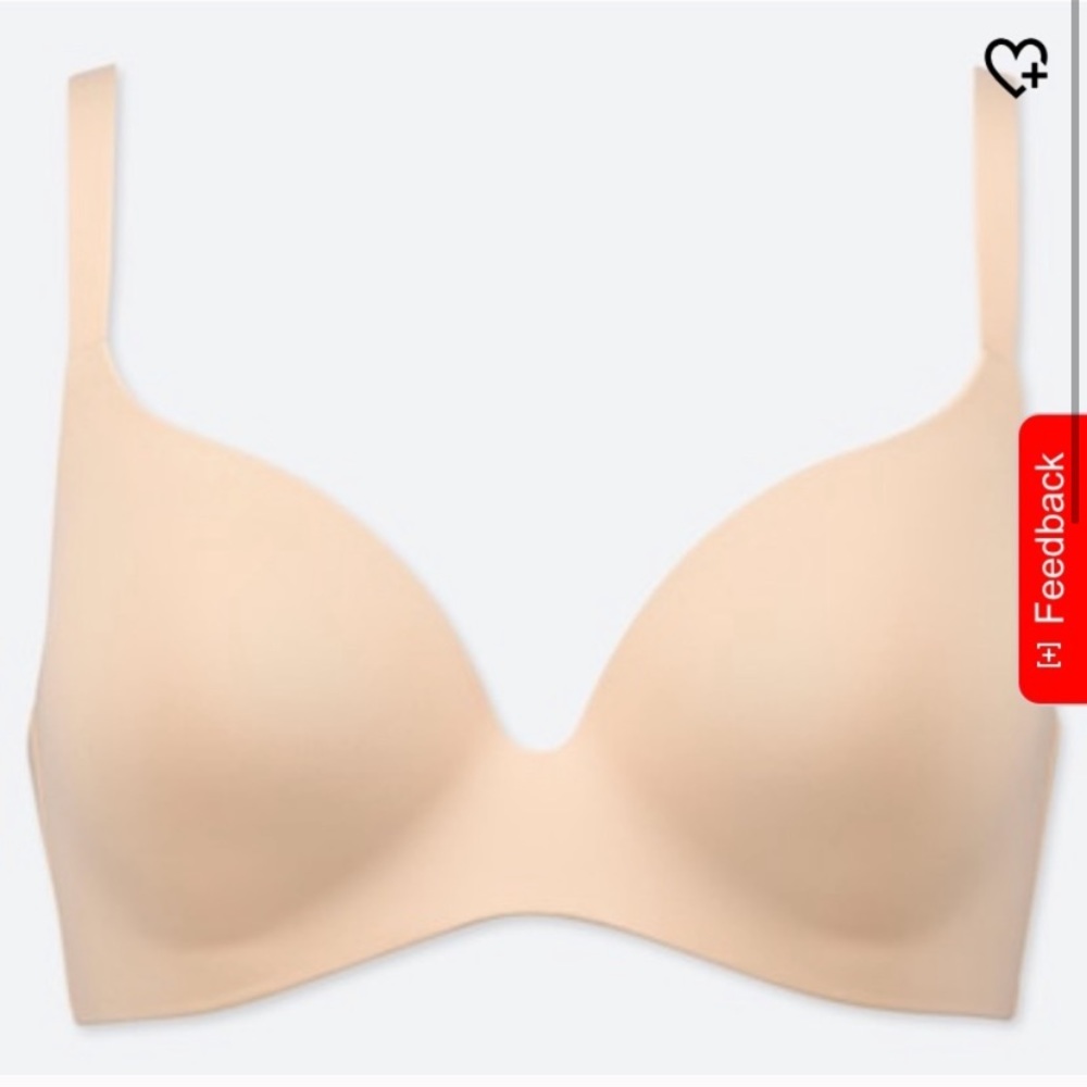 Beige Size Small Uniqlo Bra